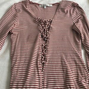 Lover and Friends Striped Bodysuit